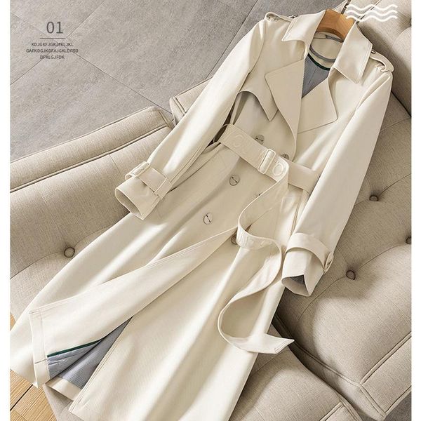 women's trench coats spring autumn korean style loose oversized long coat double-breasted with belted lady windbreaker outerwear y468, Tan;black
women's trench coats spring autumn korean style loose oversized long coat double-breasted with belted lady windbreaker outerwear y468, Tan;black