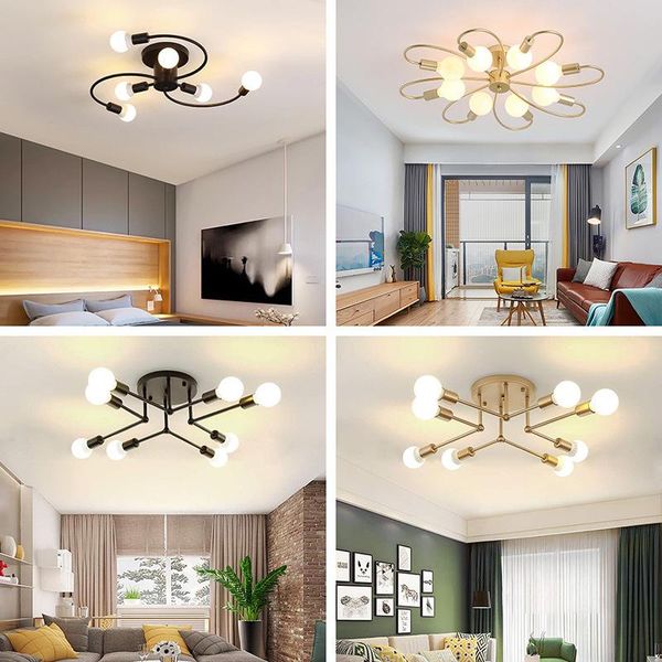 nordic design bedroom ceiling lamp modern minimalist wrought iron study living room hallway led light e27 lights
nordic design bedroom ceiling lamp modern minimalist wrought iron study living room hallway led light e27 lights