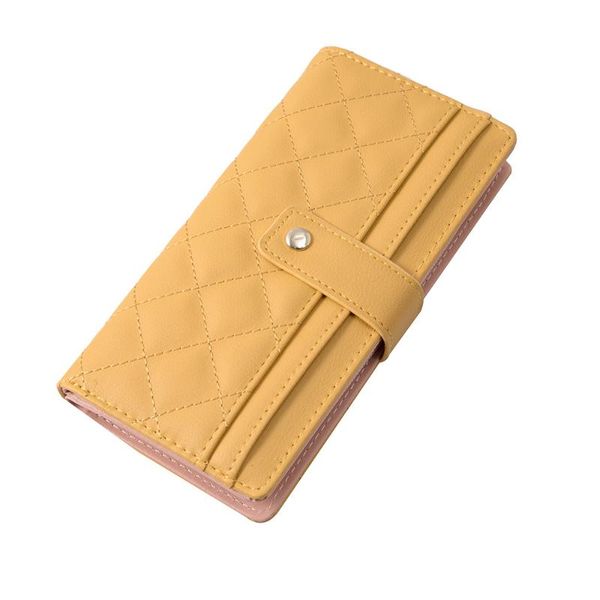 fashion diamond lattice women's wallet bag long zipper leather multi cards slots women wallets 2021 brand ladies purse, Red;black
fashion diamond lattice women's wallet bag long zipper leather multi cards slots women wallets 2021 brand ladies purse, Red;black