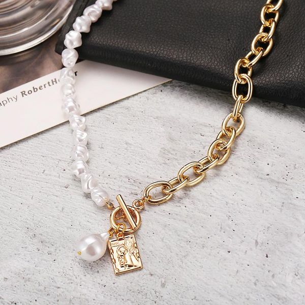 pendant necklaces baroque asymmetric imitation pearl thick chain gold silver color geometric square for women neck jewelry
pendant necklaces baroque asymmetric imitation pearl thick chain gold silver color geometric square for women neck jewelry
