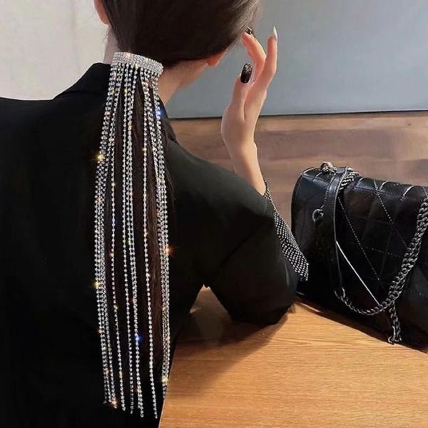 hair clips & barrettes shine full rhinestone hairpins for women bijoux long tassel crystal accessories wedding banquet jewelry, Golden;silver
hair clips & barrettes shine full rhinestone hairpins for women bijoux long tassel crystal accessories wedding banquet jewelry, Golden;silver