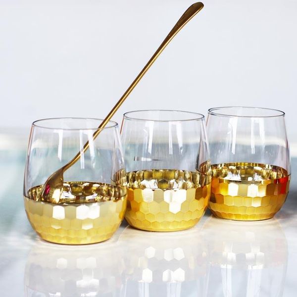 wine glasses creative glod honeycomb charger glass cup egg shape crystal water beer milk drinking smoothie
wine glasses creative glod honeycomb charger glass cup egg shape crystal water beer milk drinking smoothie