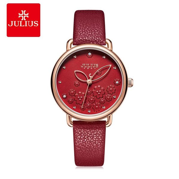 wristwatches julius watch ja-1239 design 3d engrave flower dial women's fancy dress plastic box packing, Slivery;brown
wristwatches julius watch ja-1239 design 3d engrave flower dial women's fancy dress plastic box packing, Slivery;brown