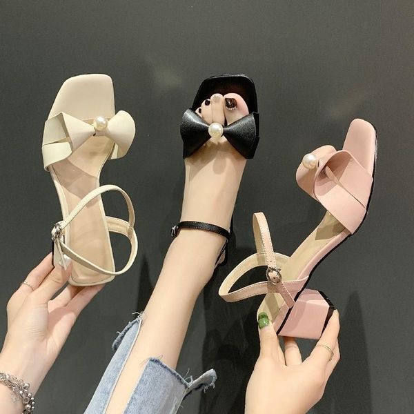 sandals wohdhe women med square heeled summer 2021 shoes chunky sandalias hoof rhinestone pearl buckle strap peep toe elegant 5cm, Black
sandals wohdhe women med square heeled summer 2021 shoes chunky sandalias hoof rhinestone pearl buckle strap peep toe elegant 5cm, Black