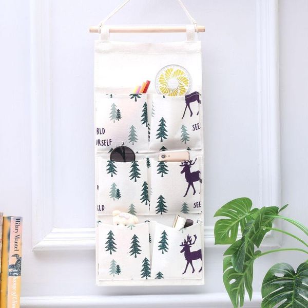 wall-mounted storage bag with 6 pockets multifunctional cotton linen art household bathroom underwear dormitory boxes & bins
wall-mounted storage bag with 6 pockets multifunctional cotton linen art household bathroom underwear dormitory boxes & bins