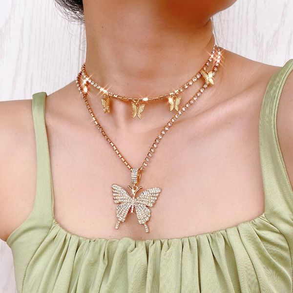 pendant necklaces iced out butterfly crystal necklace for women ladies cz zircon miami cuban jewelry statement choker gift, Silver
pendant necklaces iced out butterfly crystal necklace for women ladies cz zircon miami cuban jewelry statement choker gift, Silver