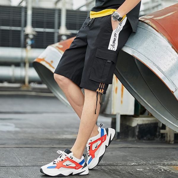 men's shorts pure cotton fashion mens cargo pocket summer male beach board joggers boys casual pants long bermuda drawstring z031, White;black
men's shorts pure cotton fashion mens cargo pocket summer male beach board joggers boys casual pants long bermuda drawstring z031, White;black