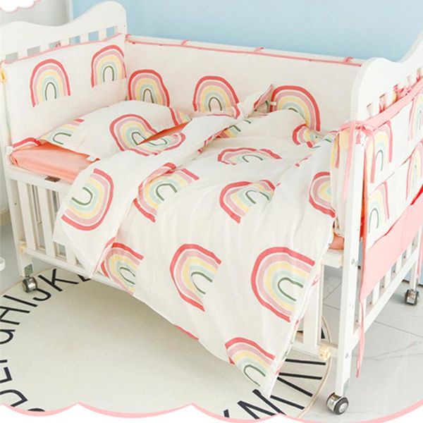 bedding sets baby set cotton bumpers rainbow born crib duvet cover pillowcase bed flat sheet infant hanging bag
bedding sets baby set cotton bumpers rainbow born crib duvet cover pillowcase bed flat sheet infant hanging bag