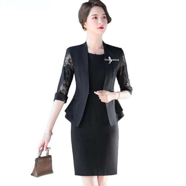 two piece dress elegant women lady skirt suit slim single button ruffle blazer jacket with set for business work interview wear, White
two piece dress elegant women lady skirt suit slim single button ruffle blazer jacket with set for business work interview wear, White