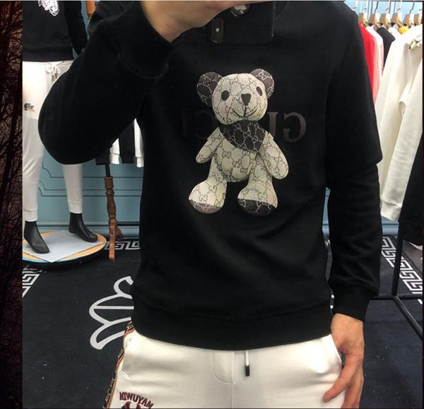 2021 men's hoodies & sweatshirts men's sweater european and american foreign trade street tide brand cartoon bear trend ins slim b, Black
2021 men's hoodies & sweatshirts men's sweater european and american foreign trade street tide brand cartoon bear trend ins slim b, Black