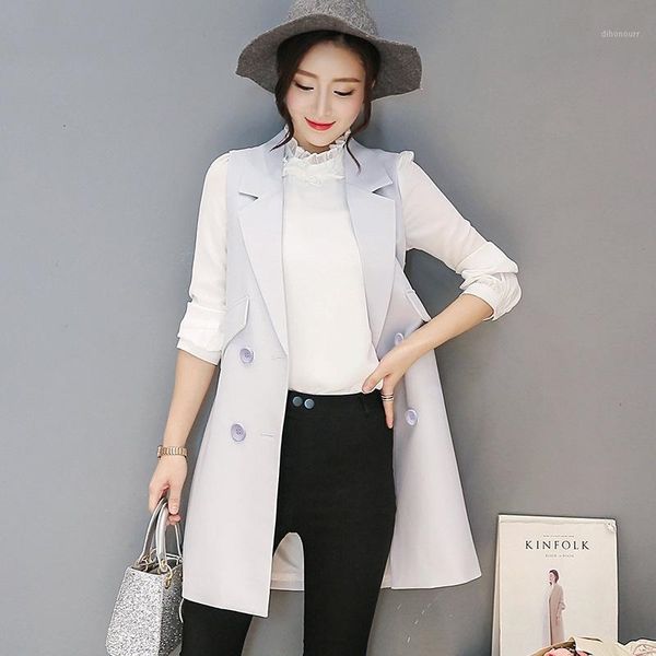 women's wool & blends women black long vest coat europen style waistcoat sleeveless jacket double breasted outwear casual roupa female
women's wool & blends women black long vest coat europen style waistcoat sleeveless jacket double breasted outwear casual roupa female