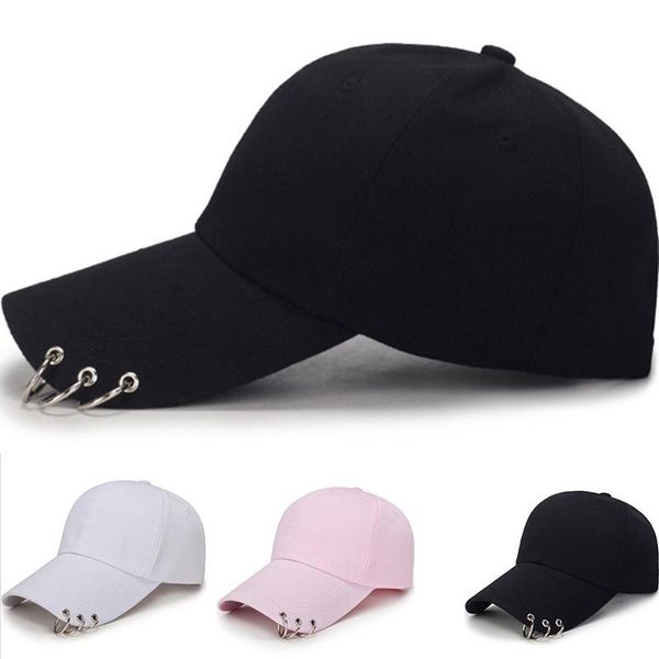 adjustable baseball hat with ring outdoor sports sun cap for women men fashion snapback hats, Black;white
adjustable baseball hat with ring outdoor sports sun cap for women men fashion snapback hats, Black;white