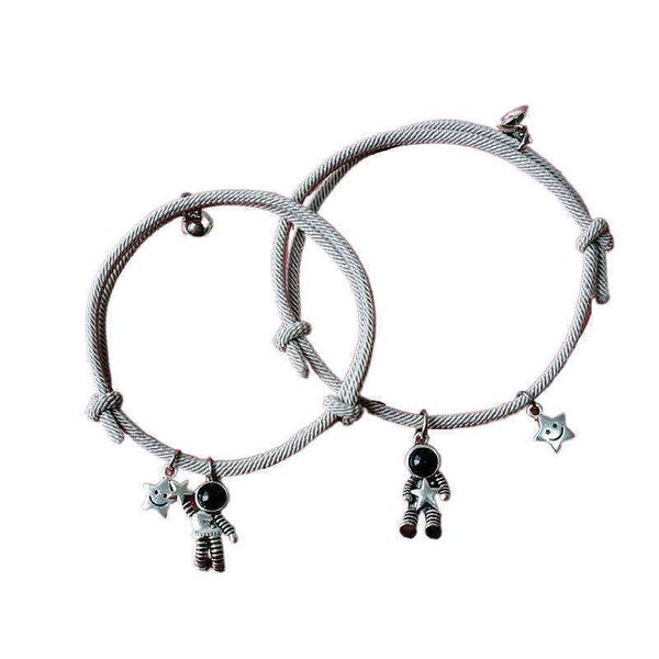 japan and south korea fashion simple dream star picking astronauts moon attract lovers bracelet men women a pair of, Black
japan and south korea fashion simple dream star picking astronauts moon attract lovers bracelet men women a pair of, Black