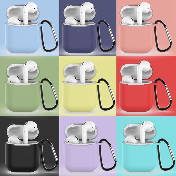 solid color silicone for airpods 2 cute protective earphone cover apple wireless charging box shockproof case
solid color silicone for airpods 2 cute protective earphone cover apple wireless charging box shockproof case