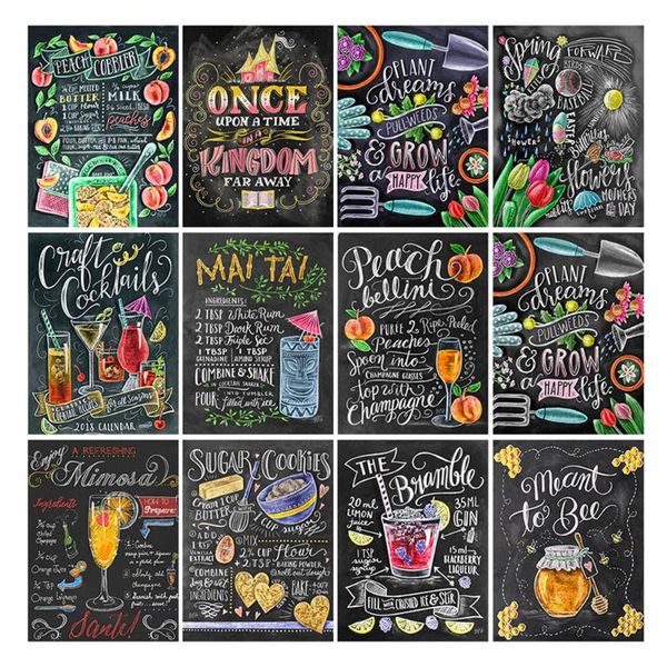 diamond painting lzaiqizg diy embroidery blackboard text full square drill cross stitch kitchen room food decor art gift
diamond painting lzaiqizg diy embroidery blackboard text full square drill cross stitch kitchen room food decor art gift