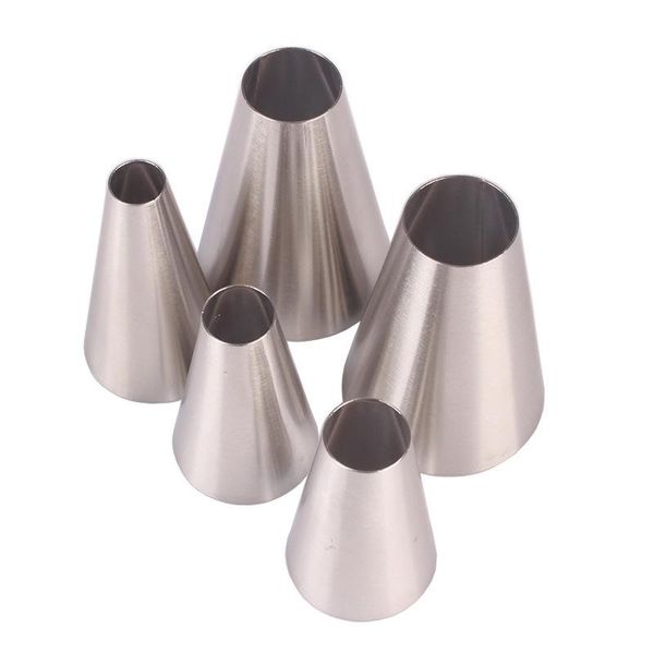 baking & pastry tools 5pcs round mouth icing piping nozzles stainless steel cream fondant cupcake cake cakes decoration tool set
baking & pastry tools 5pcs round mouth icing piping nozzles stainless steel cream fondant cupcake cake cakes decoration tool set