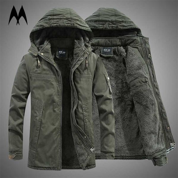 winter parkas men hooded thick fleece jackets hat detachable coat men casual loose parka jacket military outdoor coats 211216, Black
winter parkas men hooded thick fleece jackets hat detachable coat men casual loose parka jacket military outdoor coats 211216, Black