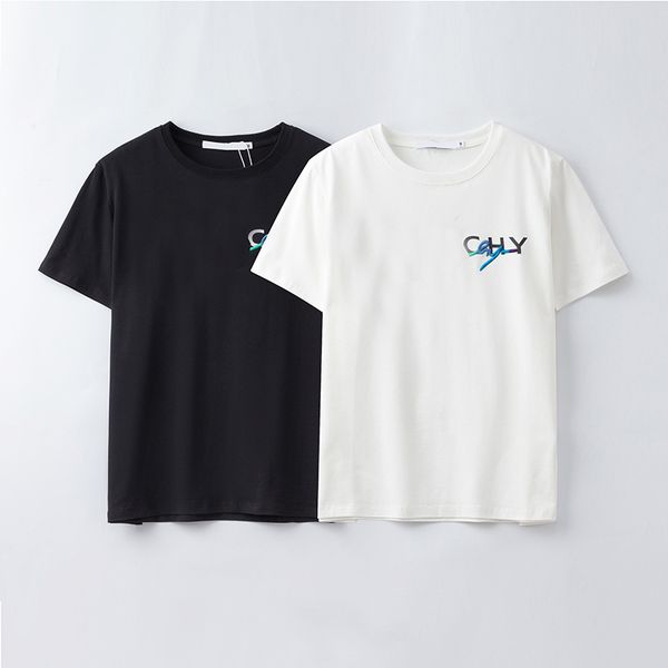 summer womens designer mens t shirt casual short sleeve cotton blended fashion tshirt with brand letter embroidery -xfj, White;black
summer womens designer mens t shirt casual short sleeve cotton blended fashion tshirt with brand letter embroidery -xfj, White;black