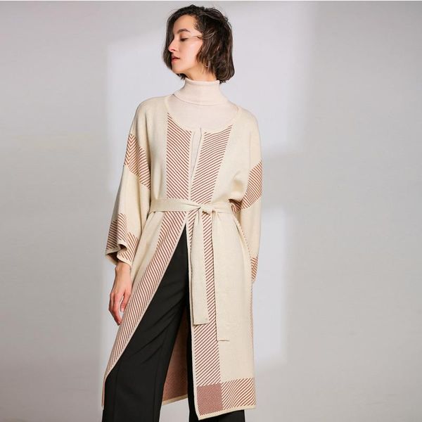 women's sweaters harajuku long cardigan women oversized winter autumn cashmere sweater with belt sleeve beige loose knitted female, White;black
women's sweaters harajuku long cardigan women oversized winter autumn cashmere sweater with belt sleeve beige loose knitted female, White;black