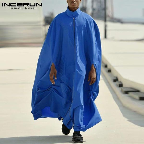 men's trench coats incerun 2021 cardigan fashion casual long cape lapel collar zipper sleeveless cloak loose coat s-5xl, Tan;black
men's trench coats incerun 2021 cardigan fashion casual long cape lapel collar zipper sleeveless cloak loose coat s-5xl, Tan;black