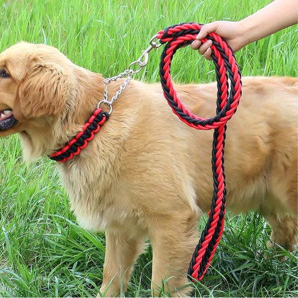 dog collars & leashes double strand rope large collar metal p chain buckle national color pet traction set for big dogs 1.3m length
dog collars & leashes double strand rope large collar metal p chain buckle national color pet traction set for big dogs 1.3m length