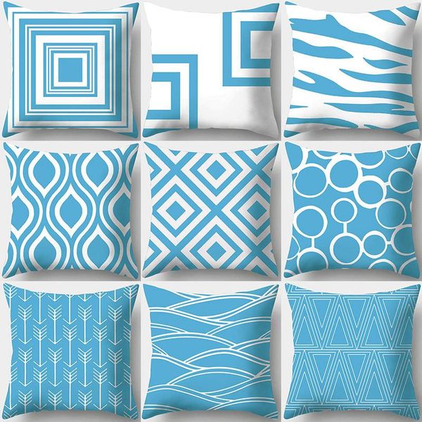 cushion/decorative pillow blue geometric pattern decorative cushions pillowcase polyester cushion cover throw sofa decoration pillowcover 40
cushion/decorative pillow blue geometric pattern decorative cushions pillowcase polyester cushion cover throw sofa decoration pillowcover 40