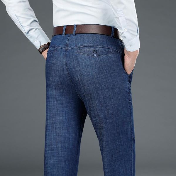 men's jeans relaxed-fit casual stretch tencel 2021 summer arrivals thin comfortable business denim trousers oversized, Blue
men's jeans relaxed-fit casual stretch tencel 2021 summer arrivals thin comfortable business denim trousers oversized, Blue