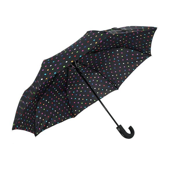 umbrellas folding umbrella women rainbow polka dot curved handle sun parasol sunny rainy three-folding 8k windproof anti-uv cute
umbrellas folding umbrella women rainbow polka dot curved handle sun parasol sunny rainy three-folding 8k windproof anti-uv cute