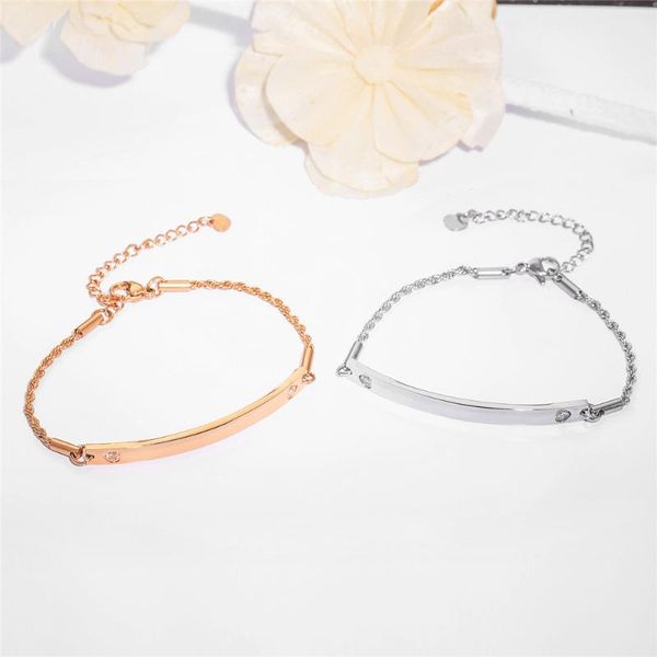 vintage stainless steel zircon silver rose gold color charm chain bracelet elegant bracelets jewelry gift for women link,, Black
vintage stainless steel zircon silver rose gold color charm chain bracelet elegant bracelets jewelry gift for women link,, Black