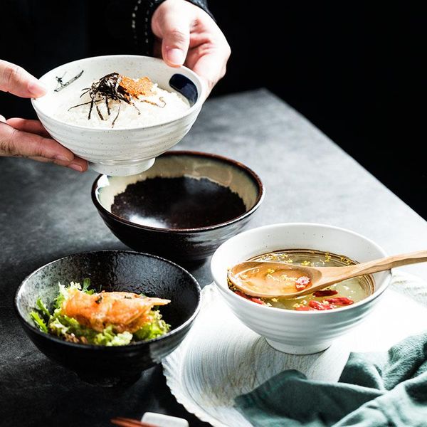 bowls japanese rice bowl restaurant ceramic soup 5 inch pottery small noodle ramen fruit salad household tableware kitchen
bowls japanese rice bowl restaurant ceramic soup 5 inch pottery small noodle ramen fruit salad household tableware kitchen