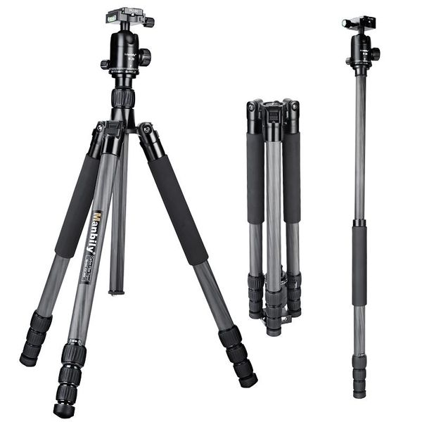 tripods manbily cz-309 bigger tube professional portable carbon fiber tripod with b20 ball head conversion travel dslr cameras
tripods manbily cz-309 bigger tube professional portable carbon fiber tripod with b20 ball head conversion travel dslr cameras