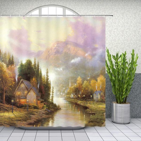 shower curtains oil painting landscape retro natural scenery theme patting bathroom decor waterproof polyester curtain
shower curtains oil painting landscape retro natural scenery theme patting bathroom decor waterproof polyester curtain