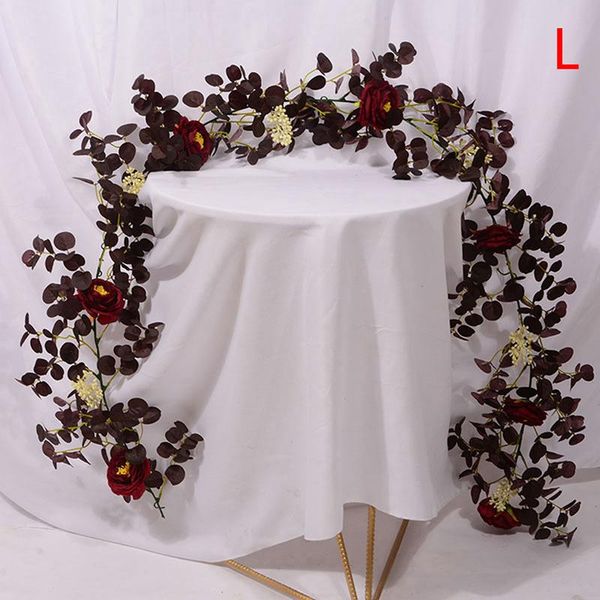decorative flowers & wreaths 1.8m artificial plants fake eucalyptus vine garland hanging for wedding home office party garden craft art deco
decorative flowers & wreaths 1.8m artificial plants fake eucalyptus vine garland hanging for wedding home office party garden craft art deco
