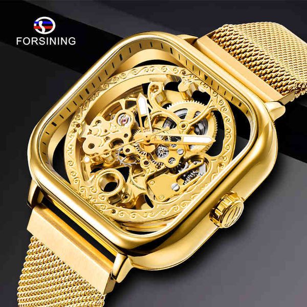 men mechanical clocks automatic researching self-wind golden transparent fashion mesh steel clock for male relogio masculino, Slivery;brown
men mechanical clocks automatic researching self-wind golden transparent fashion mesh steel clock for male relogio masculino, Slivery;brown
