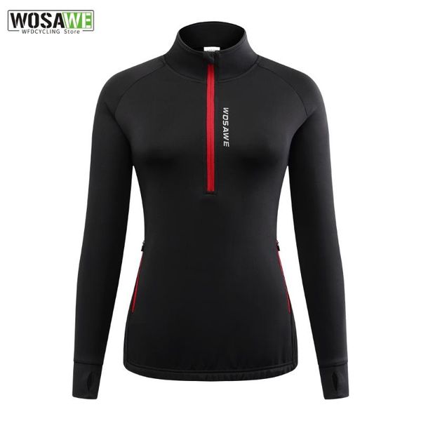 racing jackets wosawe women cycling jacket autumn winter warm bike wind coat half zip thumbholes long sleeve running pullover windproof, Black;red
racing jackets wosawe women cycling jacket autumn winter warm bike wind coat half zip thumbholes long sleeve running pullover windproof, Black;red
