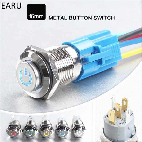 smart home control 16mm waterproof latching stainless steel metal power horn push button switch led car auto engine pc start starter 12v 24v
smart home control 16mm waterproof latching stainless steel metal power horn push button switch led car auto engine pc start starter 12v 24v
