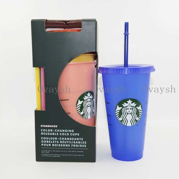 24oz/710ml starbucks color change plastic tumbler reusable clear drinking flat bottom cup pillar shape lid straw mug bardianoeh2oeh2
24oz/710ml starbucks color change plastic tumbler reusable clear drinking flat bottom cup pillar shape lid straw mug bardianoeh2oeh2