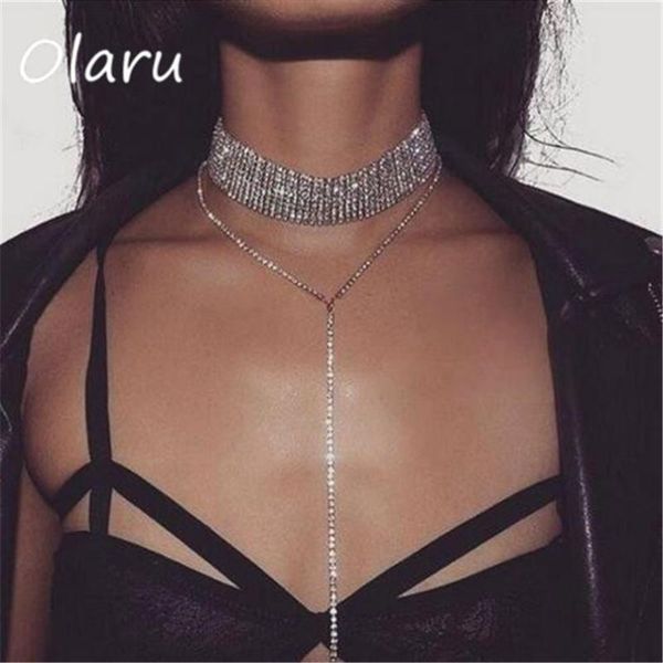 chains olaru tassel long multilayer choker necklace women body statement luxury collares chunky collier bijoux gift, Silver
chains olaru tassel long multilayer choker necklace women body statement luxury collares chunky collier bijoux gift, Silver