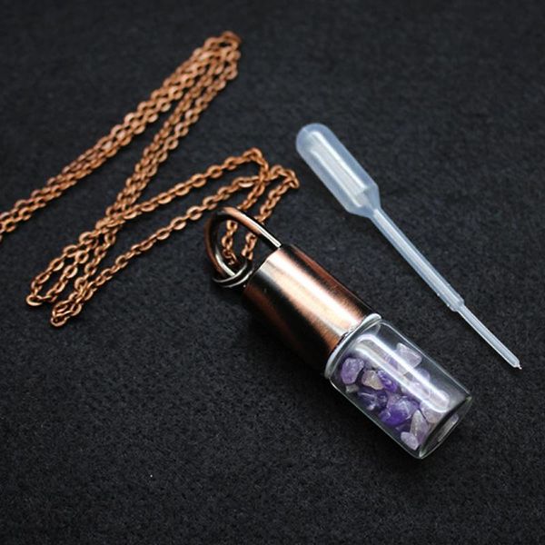 pendant necklaces reiki natural chip quartz perfume bottle purple crystal stone essential oil diffuser necklace women healing jewelry, Silver
pendant necklaces reiki natural chip quartz perfume bottle purple crystal stone essential oil diffuser necklace women healing jewelry, Silver