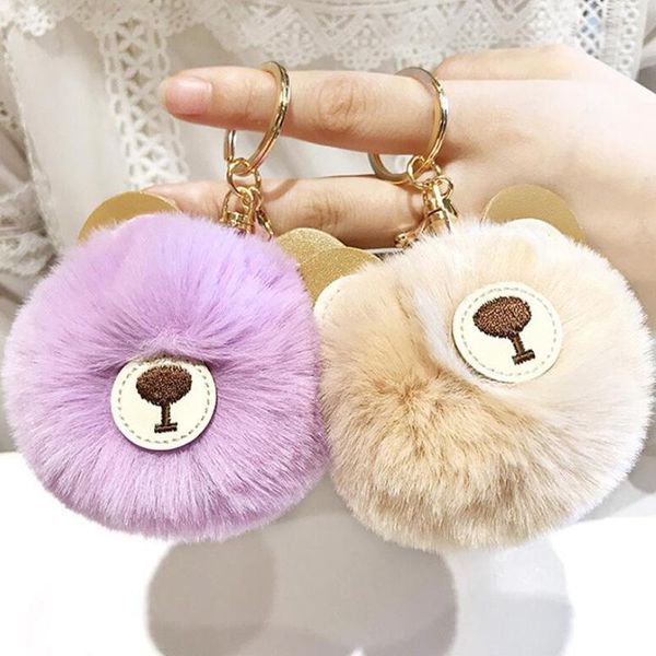 keychains 10pcs/lot girls fashion jewelry plush balls bear fluffy cute pendant key ring for women bags car decoration, Silver
keychains 10pcs/lot girls fashion jewelry plush balls bear fluffy cute pendant key ring for women bags car decoration, Silver