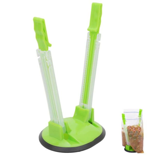hooks & rails hands-baggy rack food storage er bag holder opener anti-slip holder, adjustable clip for kitchen
hooks & rails hands-baggy rack food storage er bag holder opener anti-slip holder, adjustable clip for kitchen