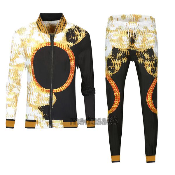 20ss new men tracksuits arrival casual tracksuit women two pieces set hooded jacket+track pants with letters and strips printed set size -3, Gray
20ss new men tracksuits arrival casual tracksuit women two pieces set hooded jacket+track pants with letters and strips printed set size -3, Gray