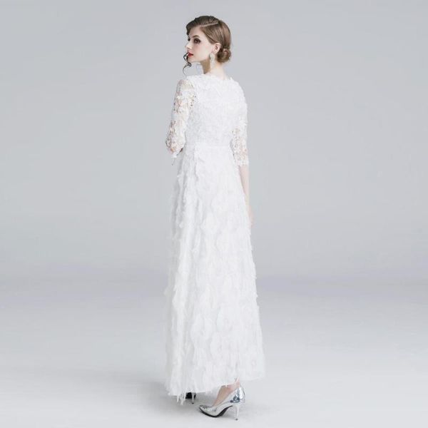party dresses 2021 dress european and american women's sleeves water soluble lace long paragraph large, White;black
party dresses 2021 dress european and american women's sleeves water soluble lace long paragraph large, White;black