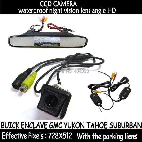car rear view cameras& parking sensors 4.3inch color lcd monitors monitor with wireless ccd camera for enclave yukon tahoe suburba
car rear view cameras& parking sensors 4.3inch color lcd monitors monitor with wireless ccd camera for enclave yukon tahoe suburba