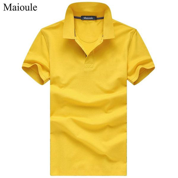 men's polos maioule cotton lapel shirt casual short-sleeve tee work clothes custom corporate culture t advertising, White;black
men's polos maioule cotton lapel shirt casual short-sleeve tee work clothes custom corporate culture t advertising, White;black