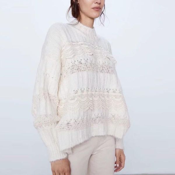 vintage knitted turtleneck sweater women pullover winter oversized long sleeve casual korean 2021 women's sweaters, White;black
vintage knitted turtleneck sweater women pullover winter oversized long sleeve casual korean 2021 women's sweaters, White;black
