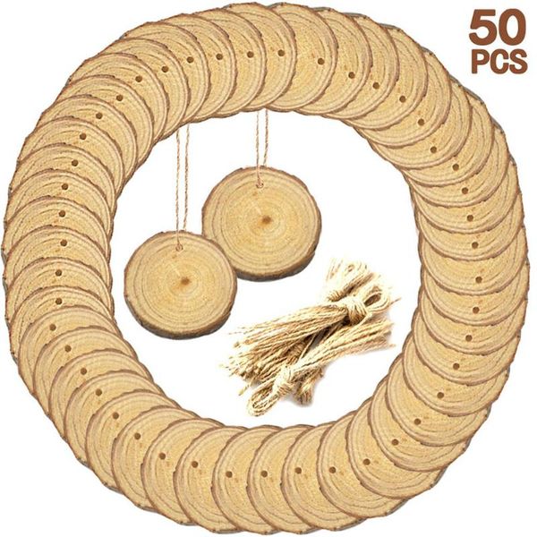 decorative objects & figurines selling 50pcs/set natural wood slices with holes for crafts ornaments diy round discs
decorative objects & figurines selling 50pcs/set natural wood slices with holes for crafts ornaments diy round discs