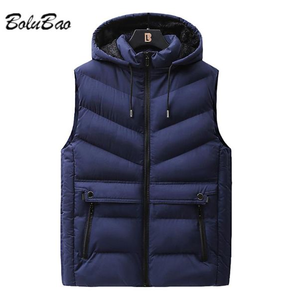 men's vests bolubao vest jacket winter warm sleeveless men fashion hooded casual autumn thicken waistcoat, Black;white
men's vests bolubao vest jacket winter warm sleeveless men fashion hooded casual autumn thicken waistcoat, Black;white