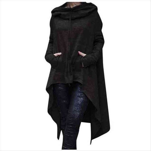 autumn plus size women asymmetric hoodie solid color long sleeve hem fishtail hoodie pullover womens hoodies, Black
autumn plus size women asymmetric hoodie solid color long sleeve hem fishtail hoodie pullover womens hoodies, Black