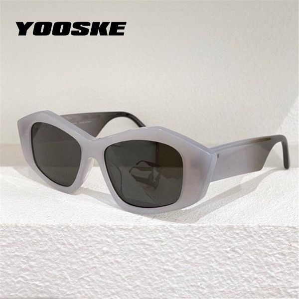 sunglasses yooske brand retro cat eye 2021 women polygon irregular small sun glasses men trendy hip-hop eyewear wide leg design, White;black
sunglasses yooske brand retro cat eye 2021 women polygon irregular small sun glasses men trendy hip-hop eyewear wide leg design, White;black